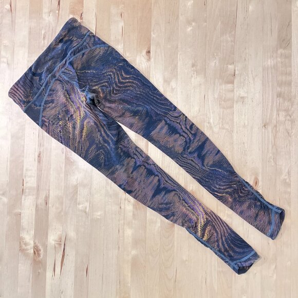 New Balance Premium Performance Printed Running Tights XS Digital Moire Tiger - Picture 2 of 8